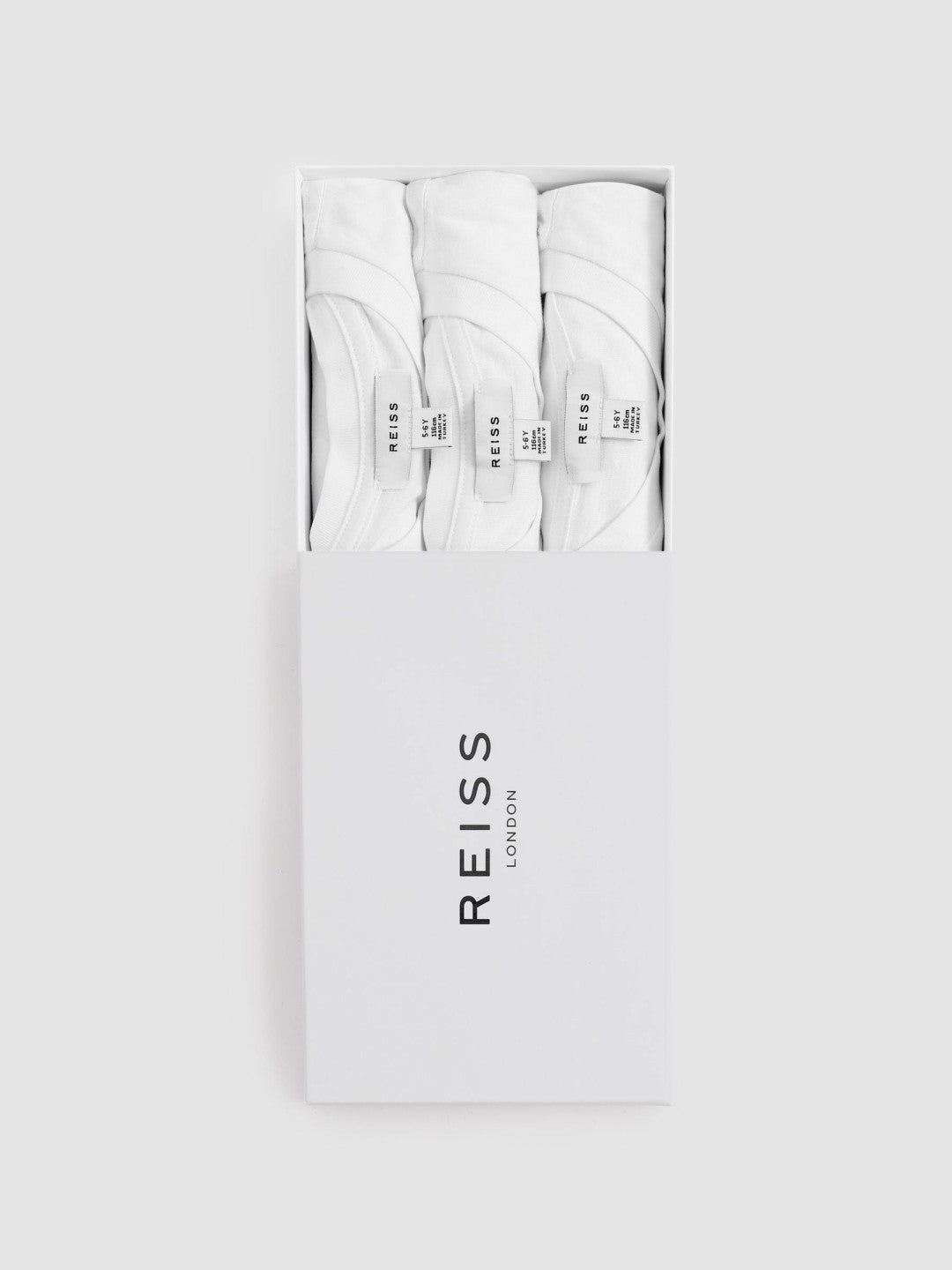 9-13 yrs Three Pack Of Crew Neck T-Shirts in White