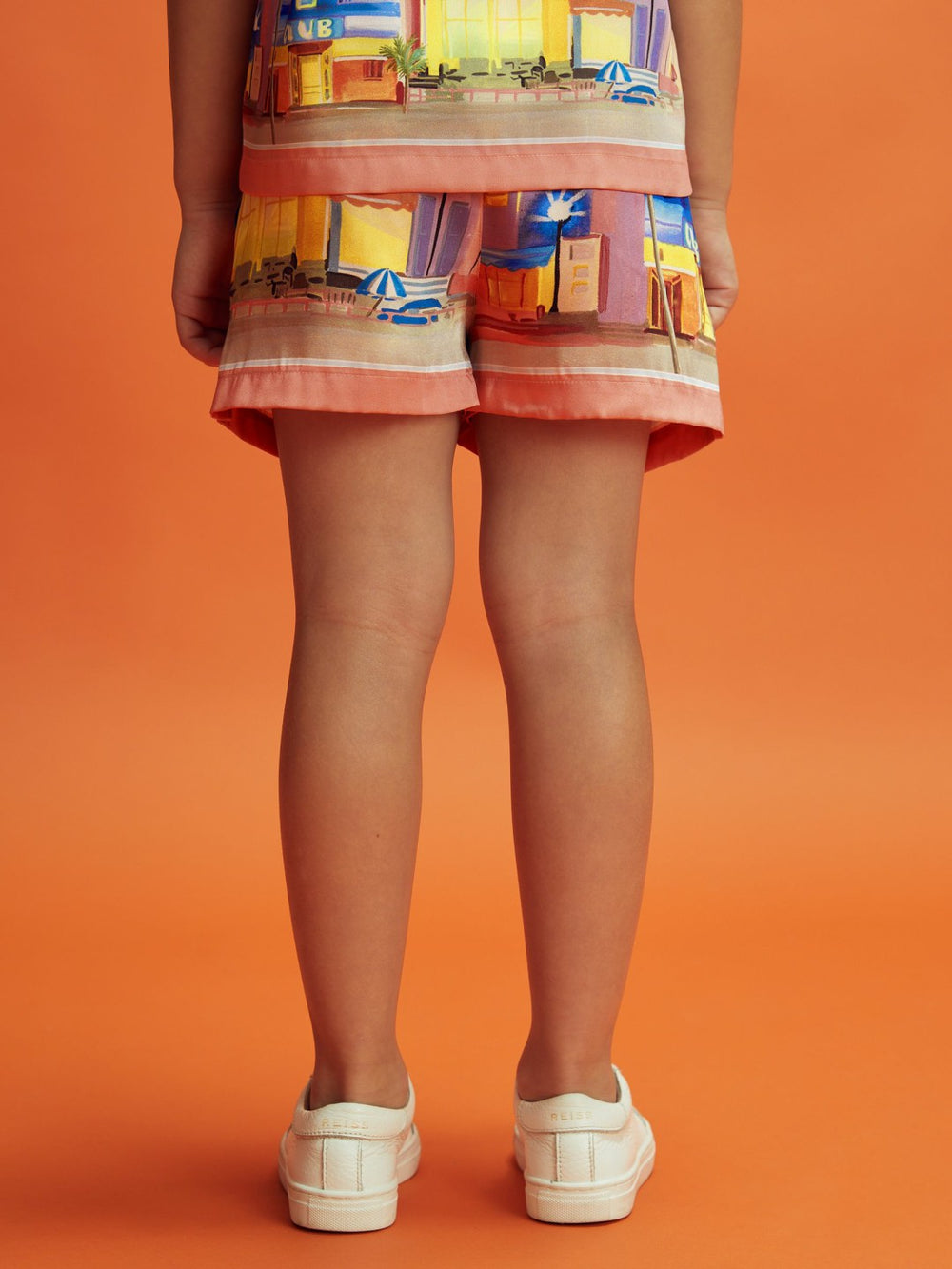 Junior McLaren F1 Miami Drawstring Shorts in Pink Multi