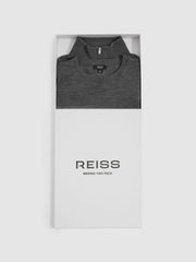 Pack of Two Merino Wool Jumpers in Derby Grey Marl