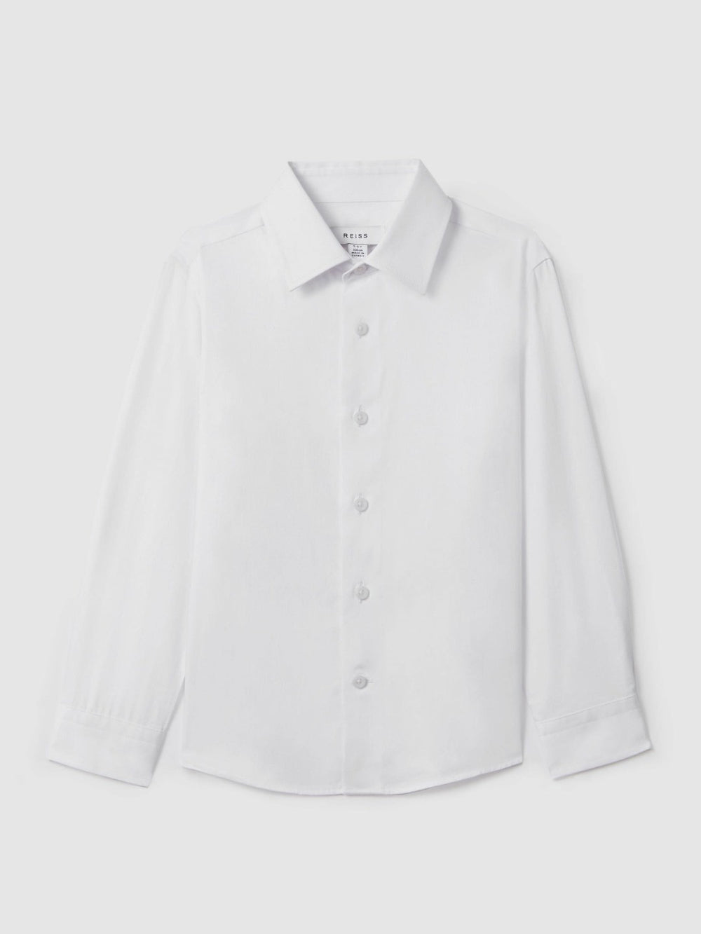 3-9 yrs Slim Fit Cotton Shirt in White