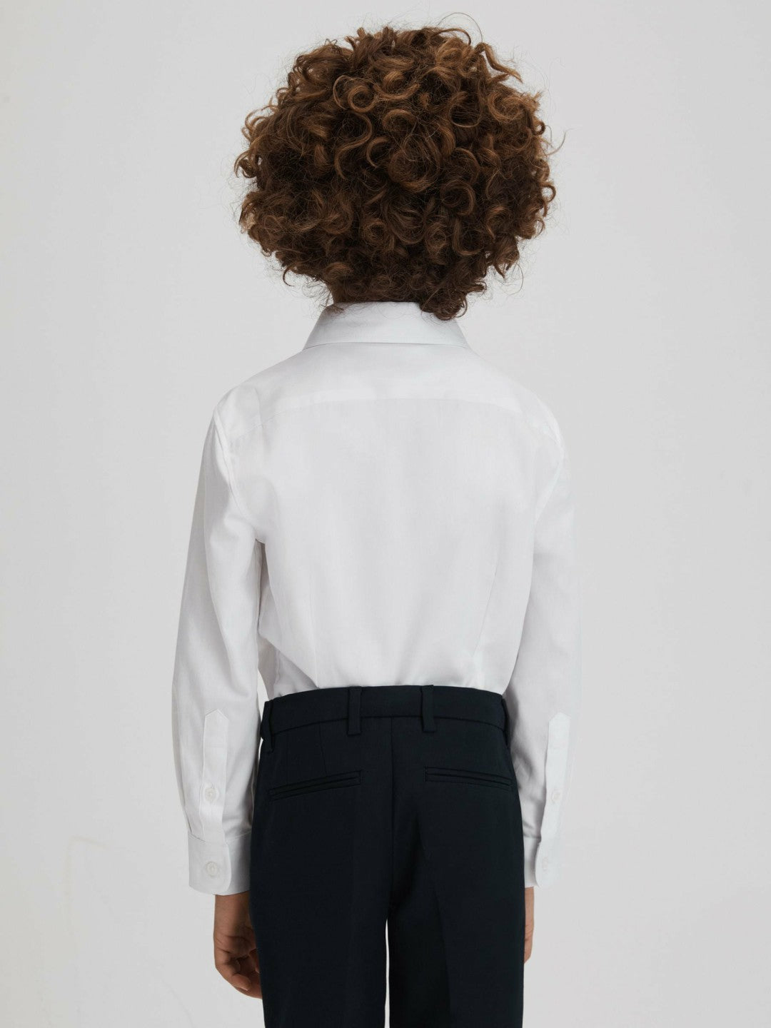 3-9 yrs Slim Fit Cotton Shirt in White