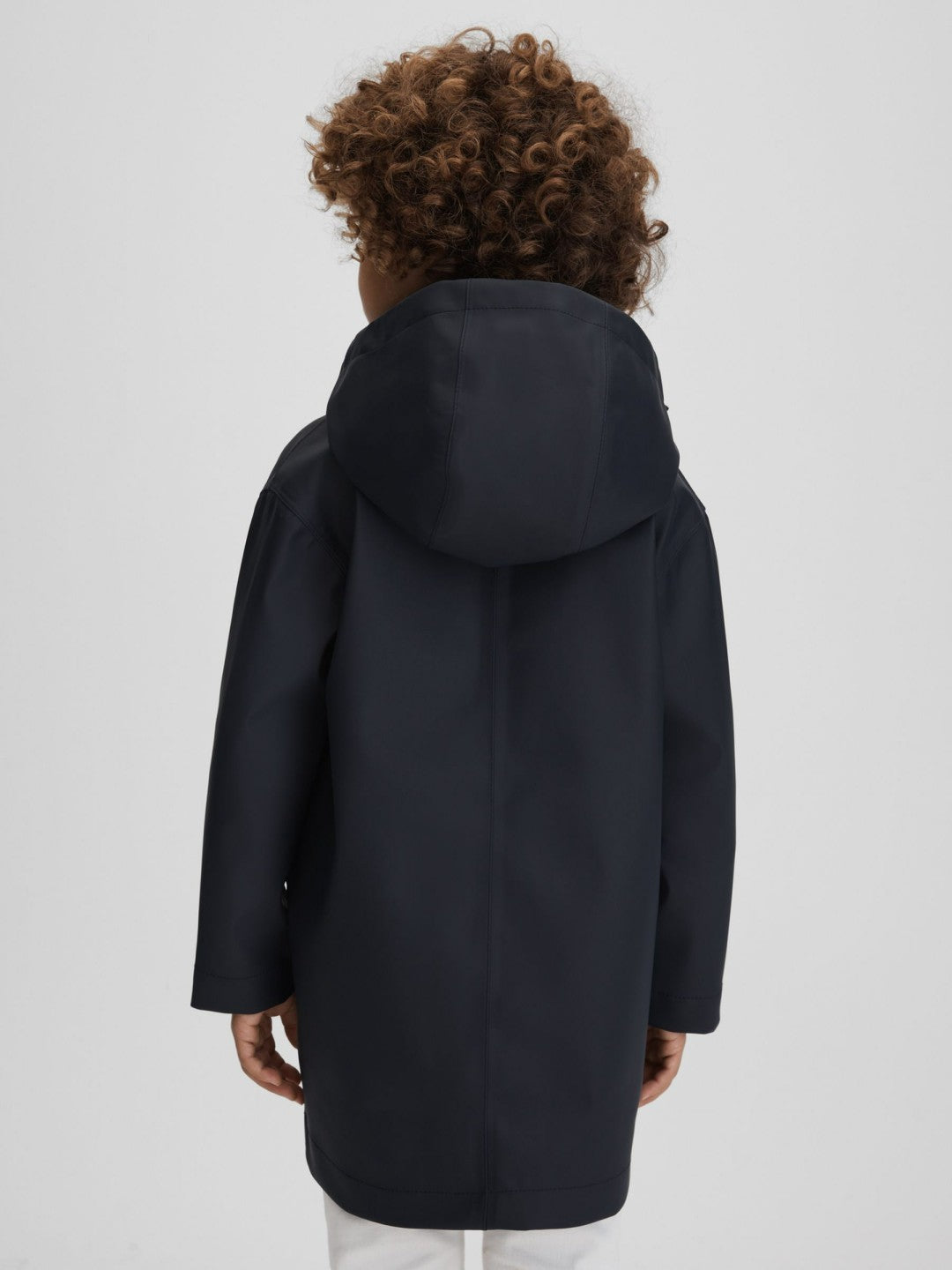 3-9 yrs Water Repellent Hooded Coat in Navy