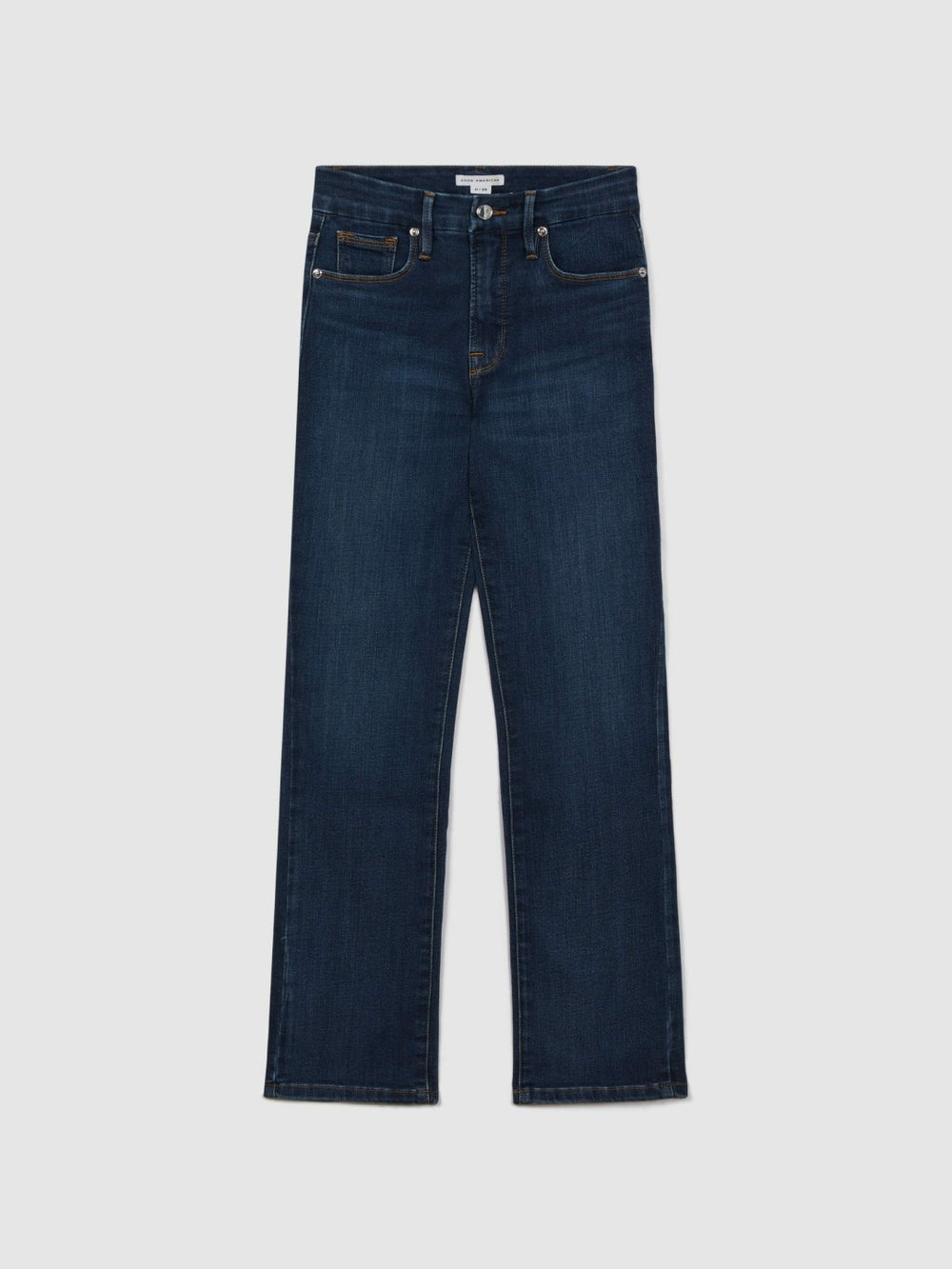 Good American Slim Fit Cropped Jeans in Blue