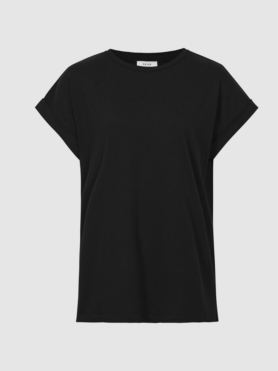 Cotton-jersey T-shirt in Black