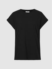 Cotton-jersey T-shirt in Black