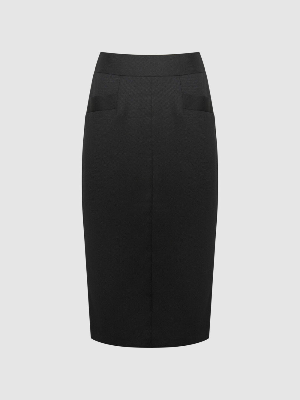 Tailored Pencil Skirt in Black