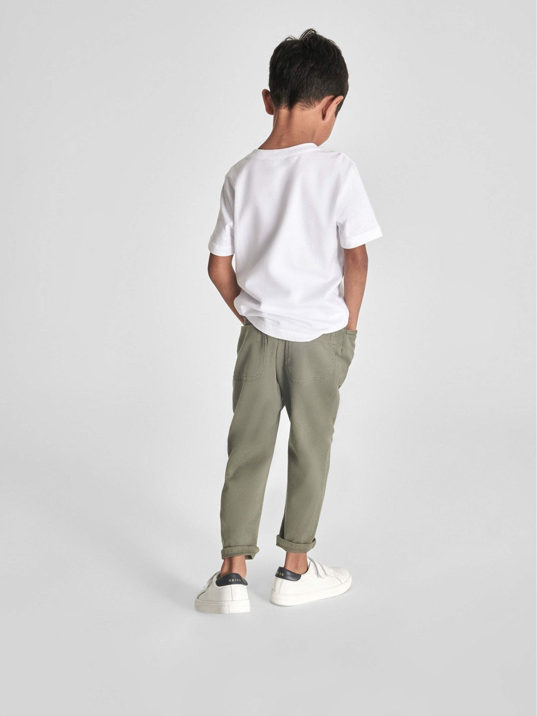 4-9 yrs Crew Neck T-Shirt in White