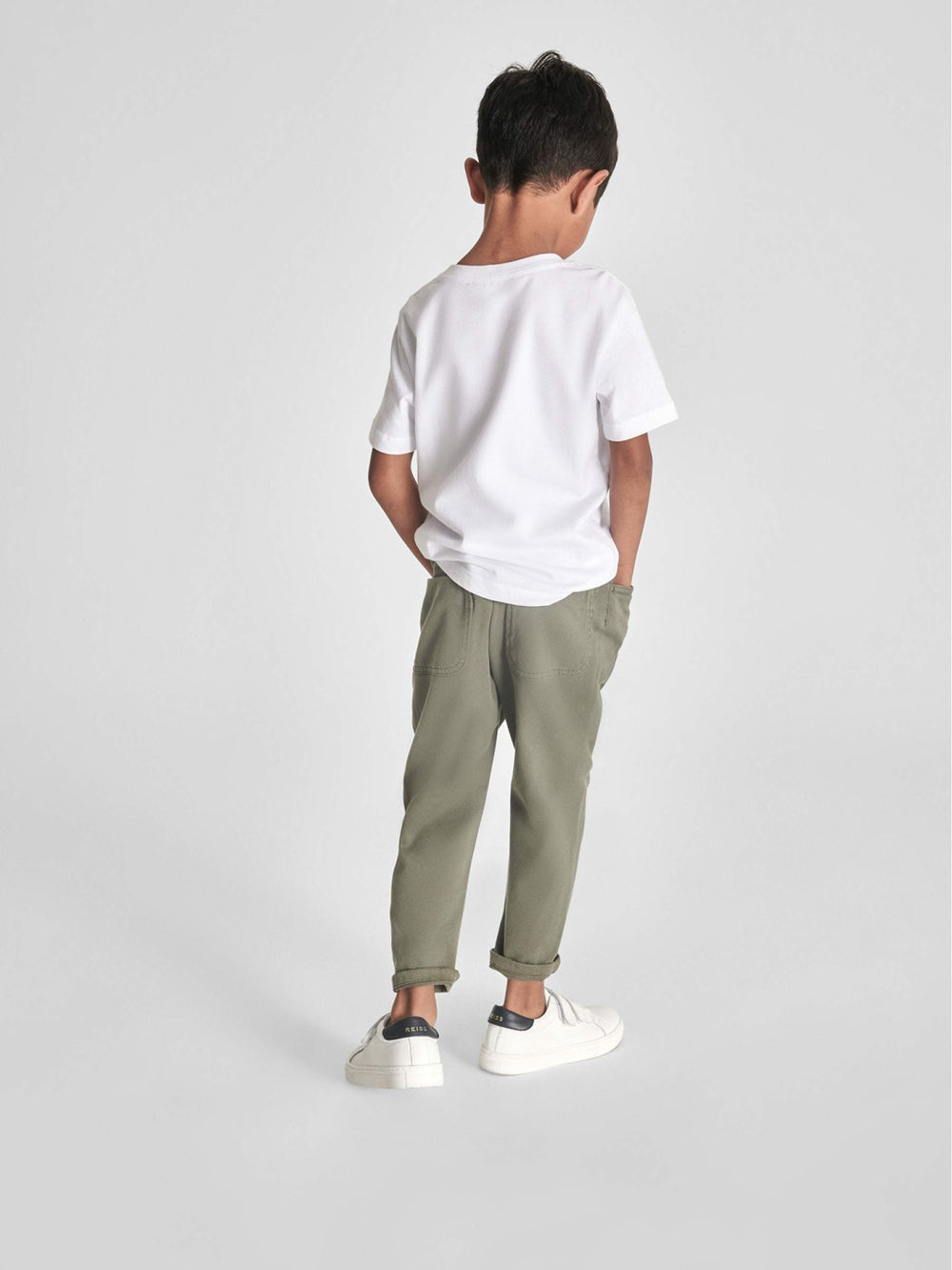 4-9 yrs Crew Neck T-Shirt in White