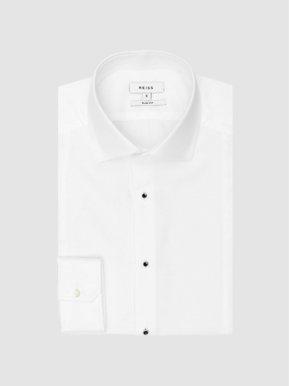 Slim Fit Dinner Shirt in White