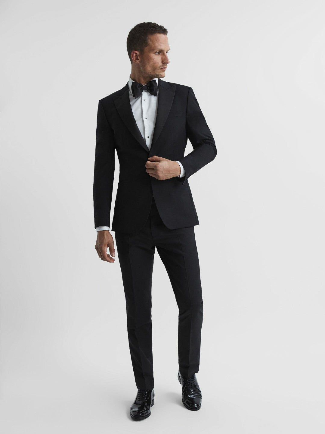 Slim Fit Dinner Shirt in White