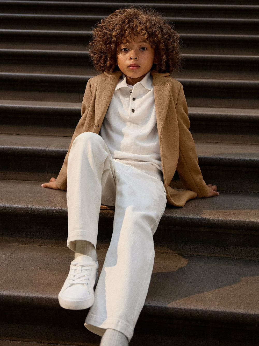 9-14 yrs Slim Fit Casual Chinos in White