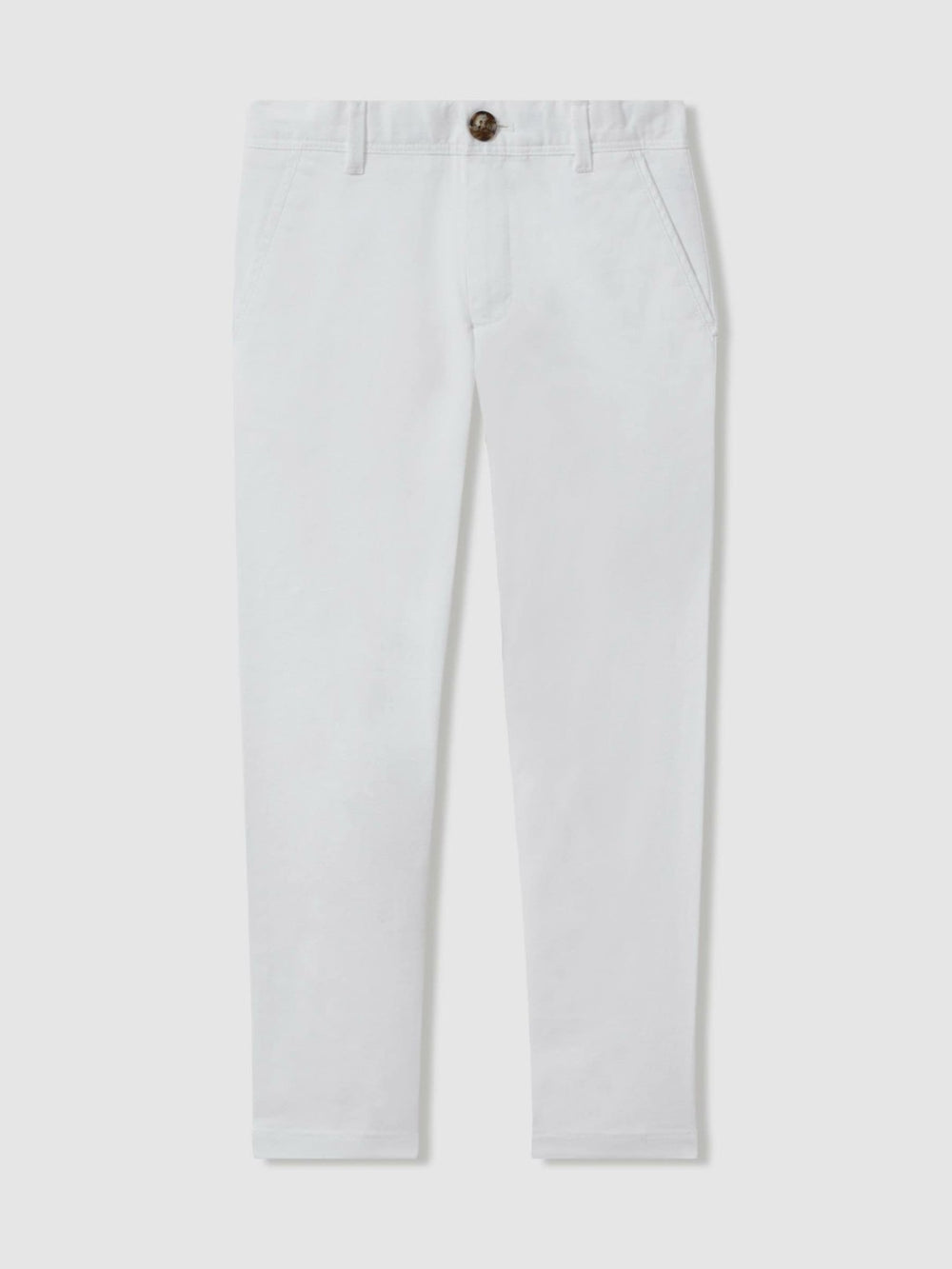 9-14 yrs Slim Fit Casual Chinos in White