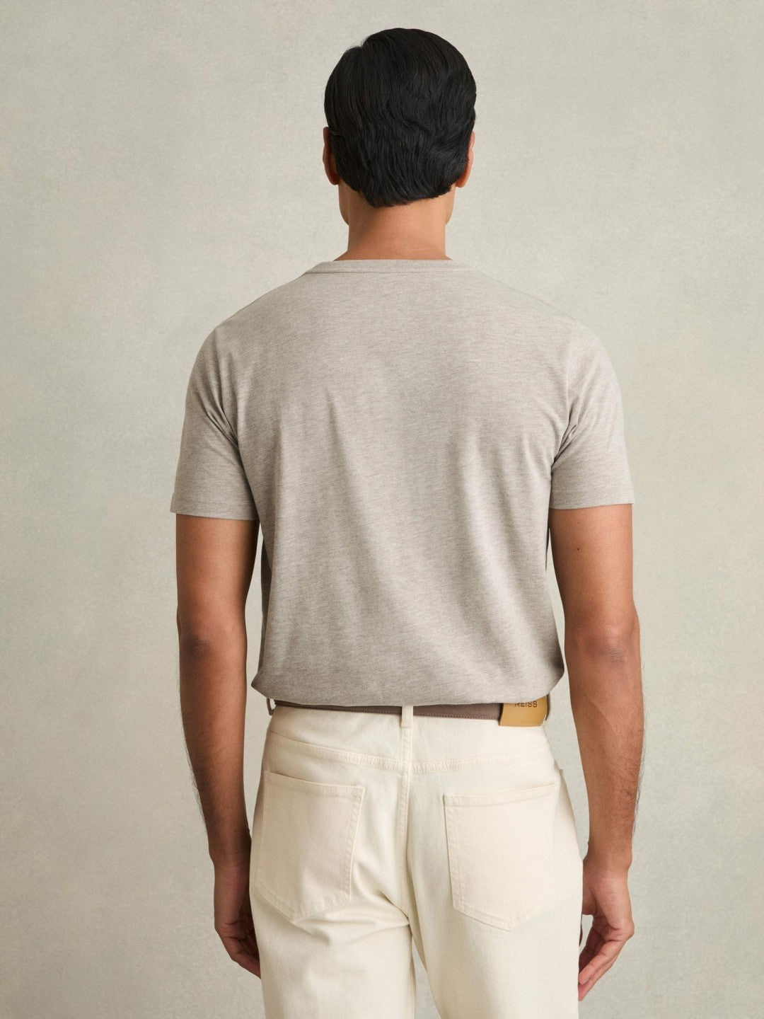 Cotton-Jersey Crew-Neck T-shirts 3 Pack in Multi Melange