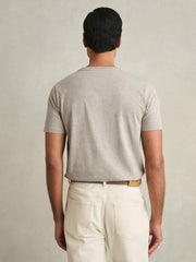 Cotton-Jersey Crew-Neck T-shirts 3 Pack in Multi Melange