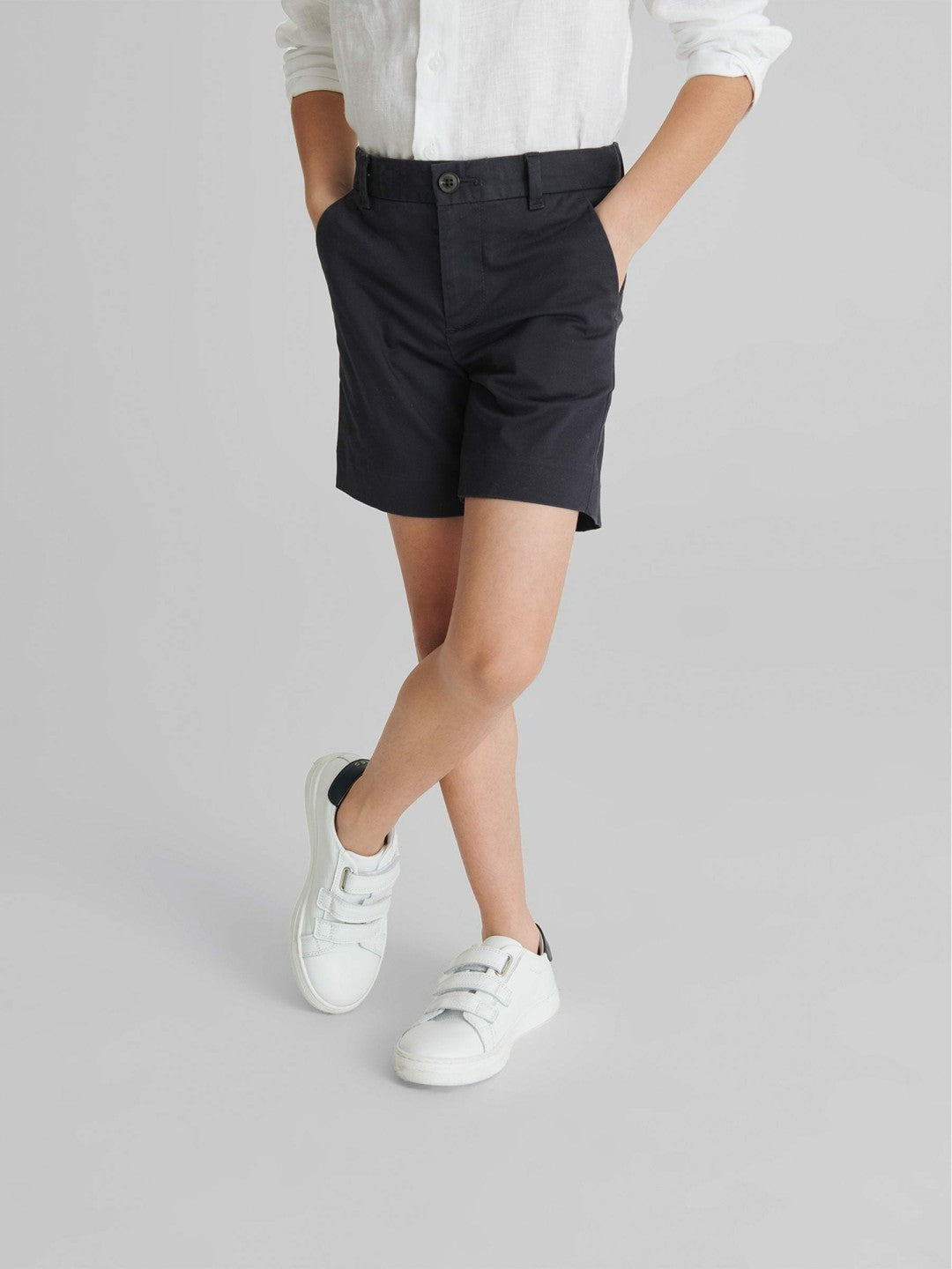 4-9 yrs Casual Chino Shorts in Navy