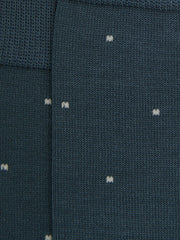 Polka Dot Socks in Airforce Blue