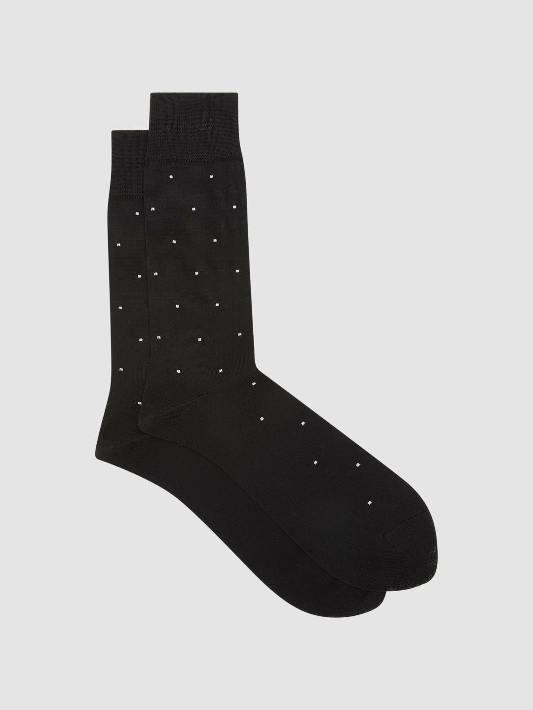 Polka Dot Socks in Black