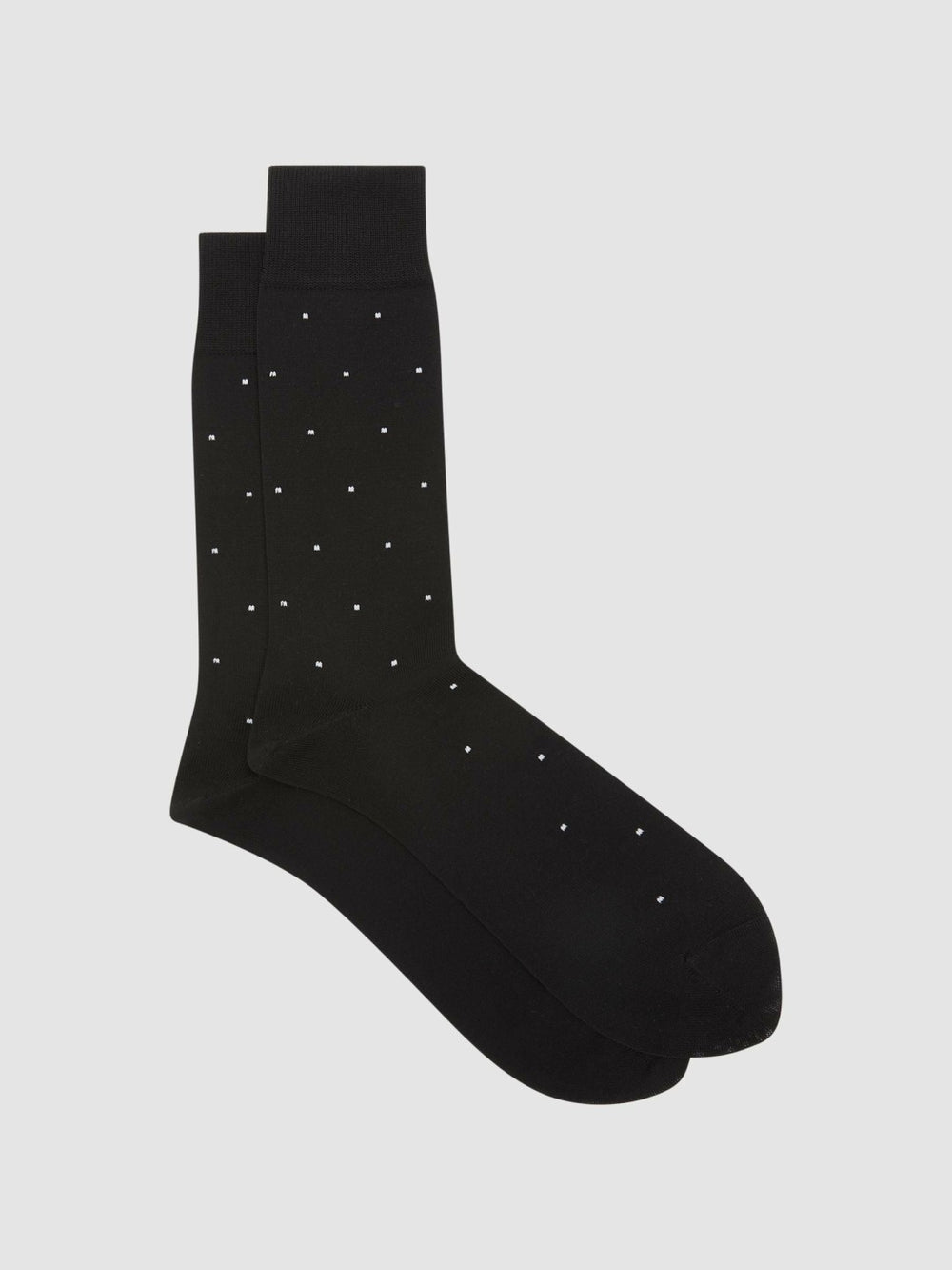 Polka Dot Socks in Black