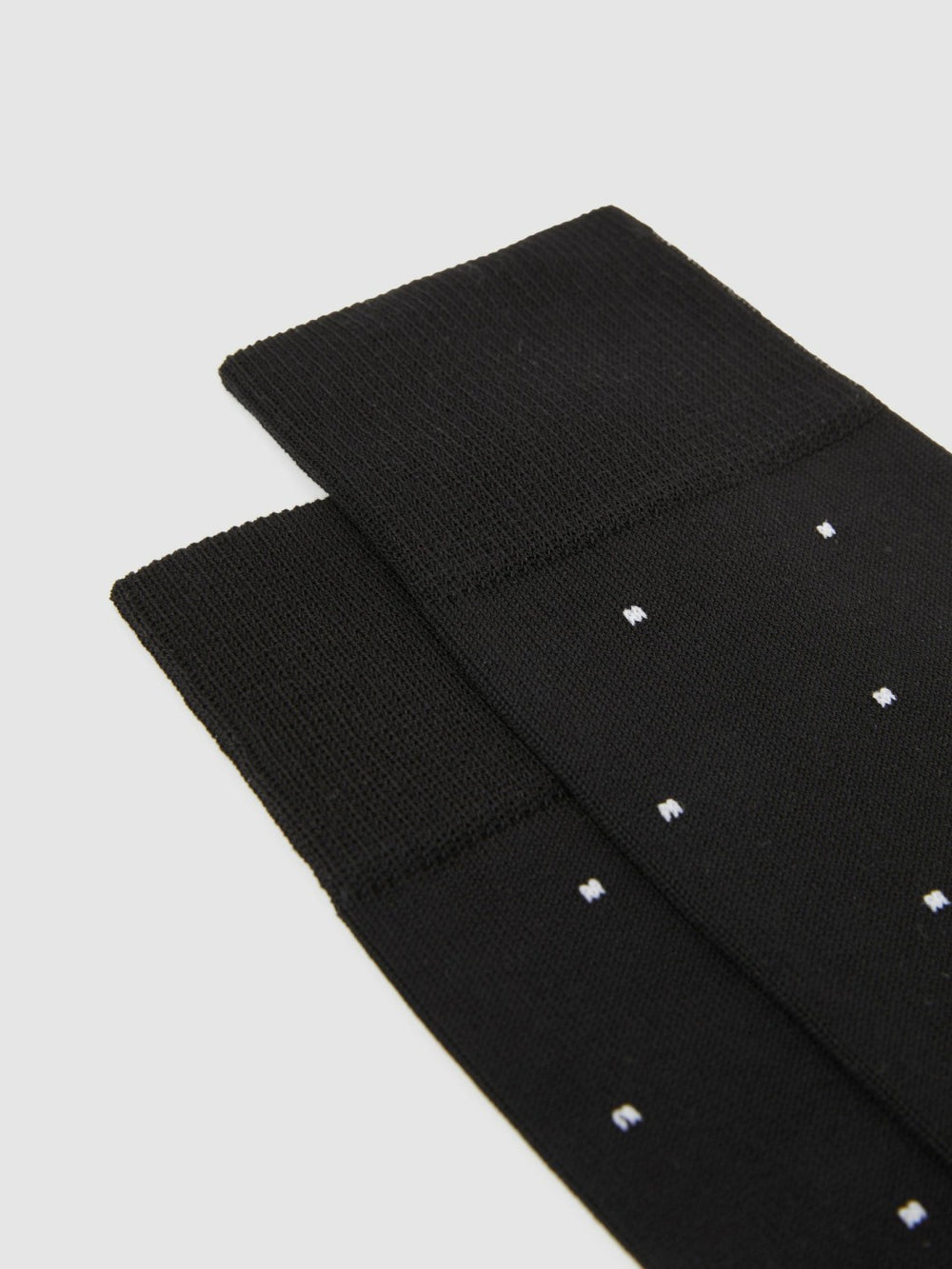 Polka Dot Socks in Black