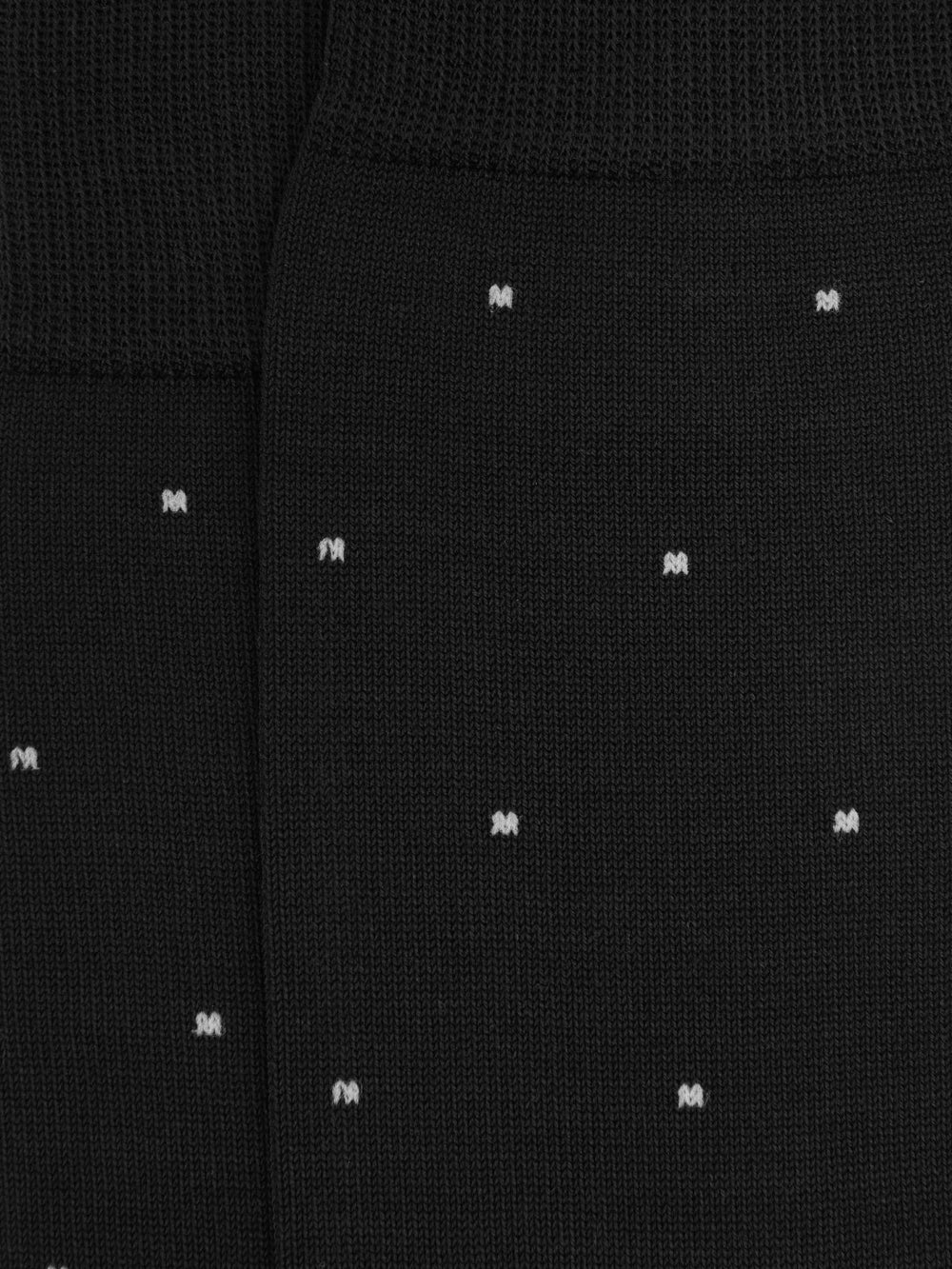 Polka Dot Socks in Black