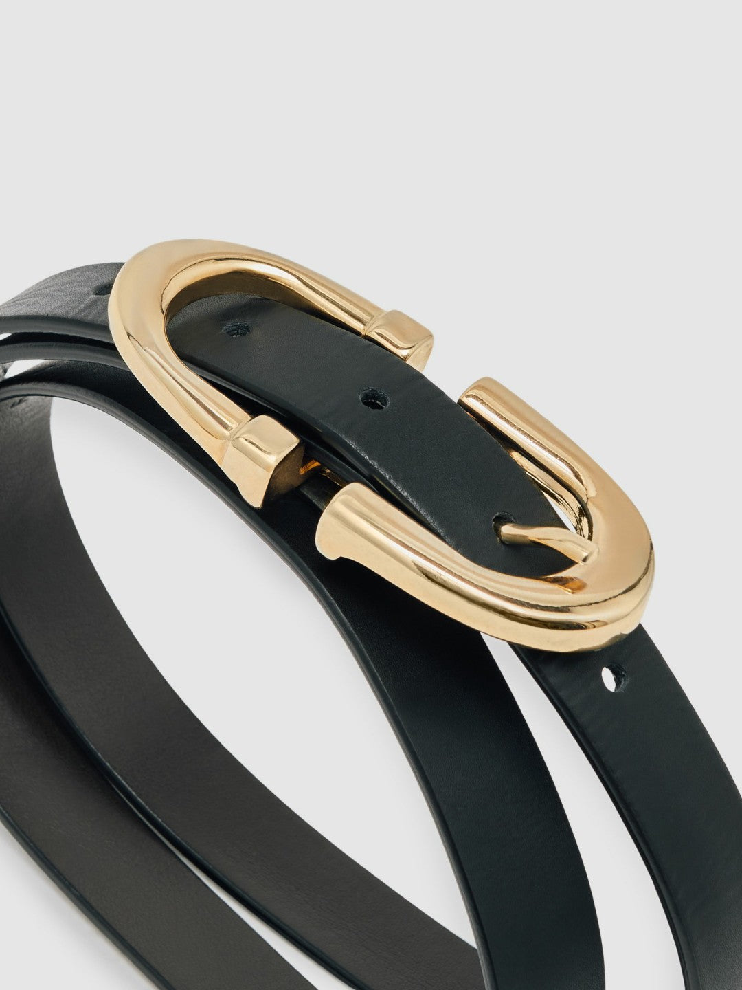 Horseshoe Belt in Black