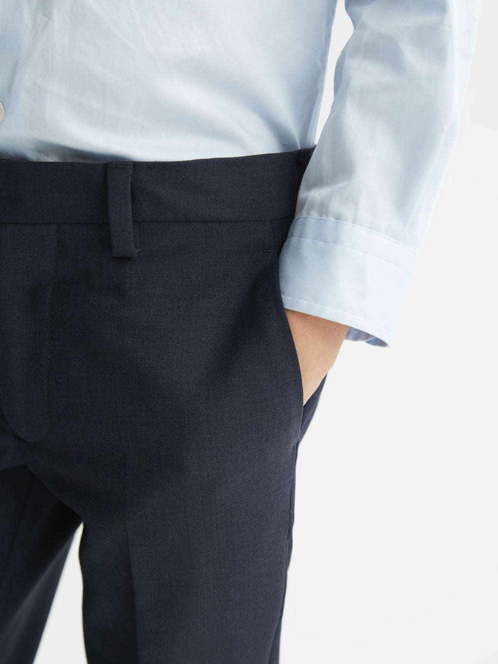 4-9 yrs Wool-Blend Suit Trousers in Navy
