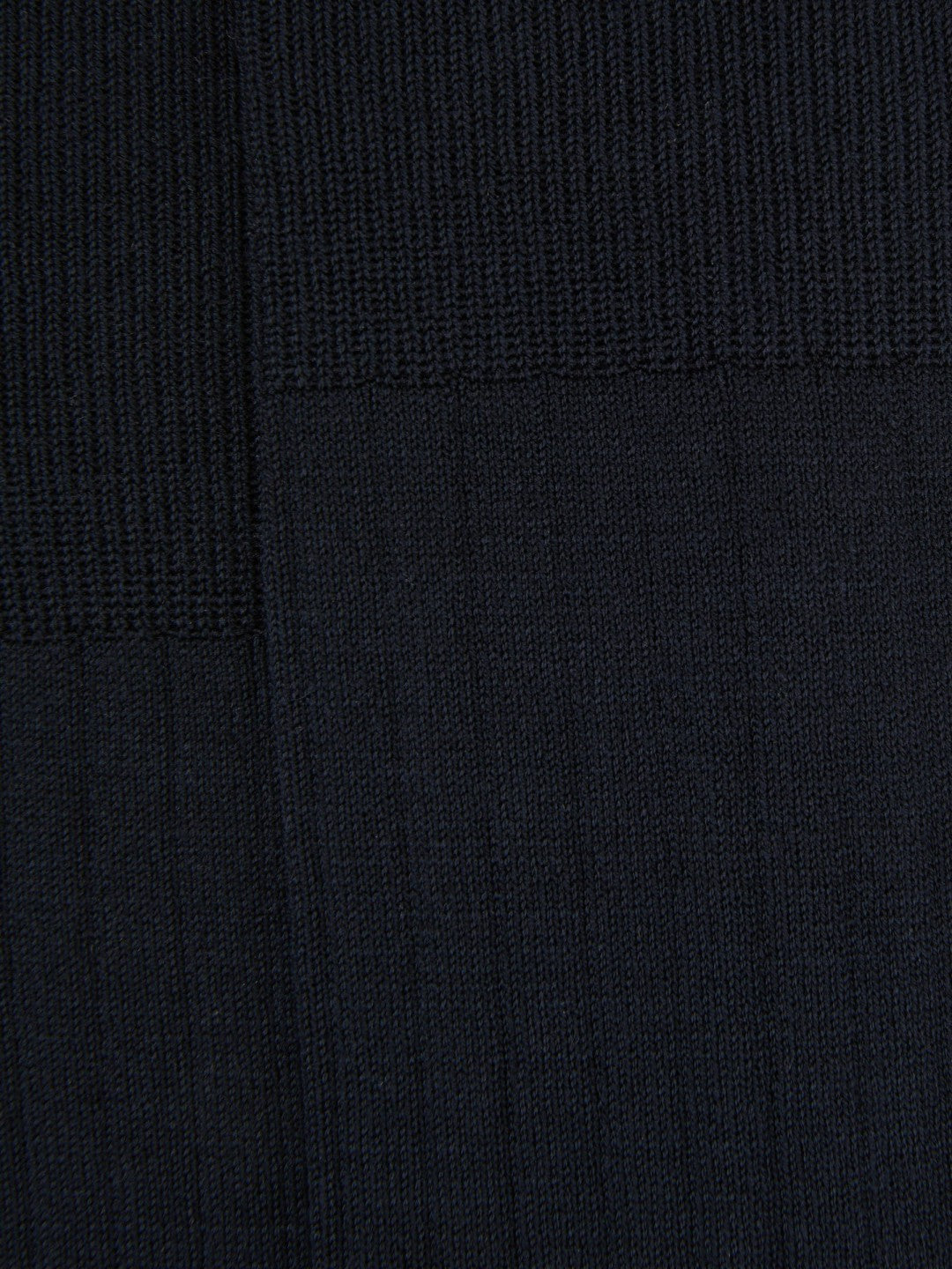 Ribbed Socks in Navy