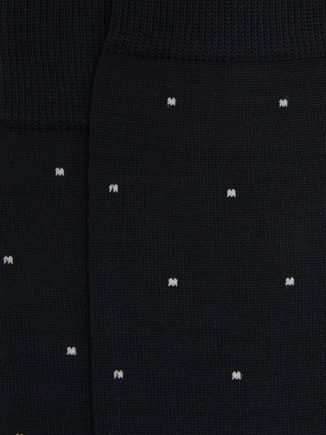 Polka Dot Socks in Navy