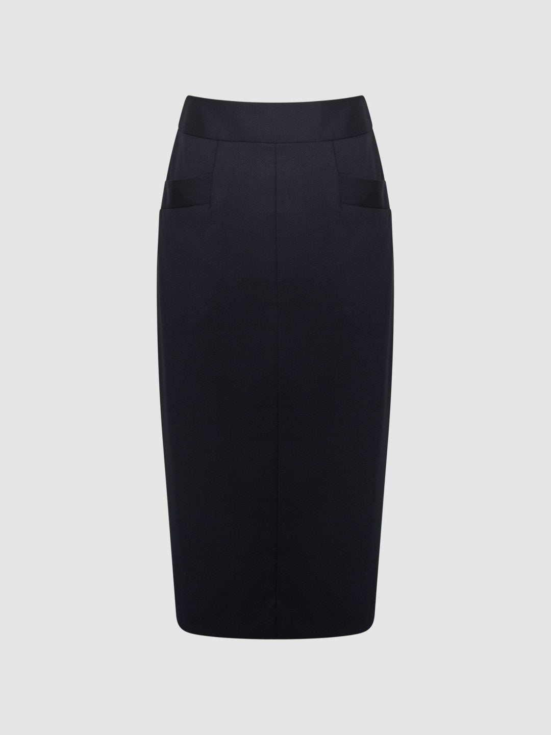 Petite Tailored Pencil Skirt in Navy