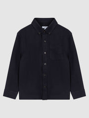 9-14 yrs Button Down Oxford Shirt in Navy