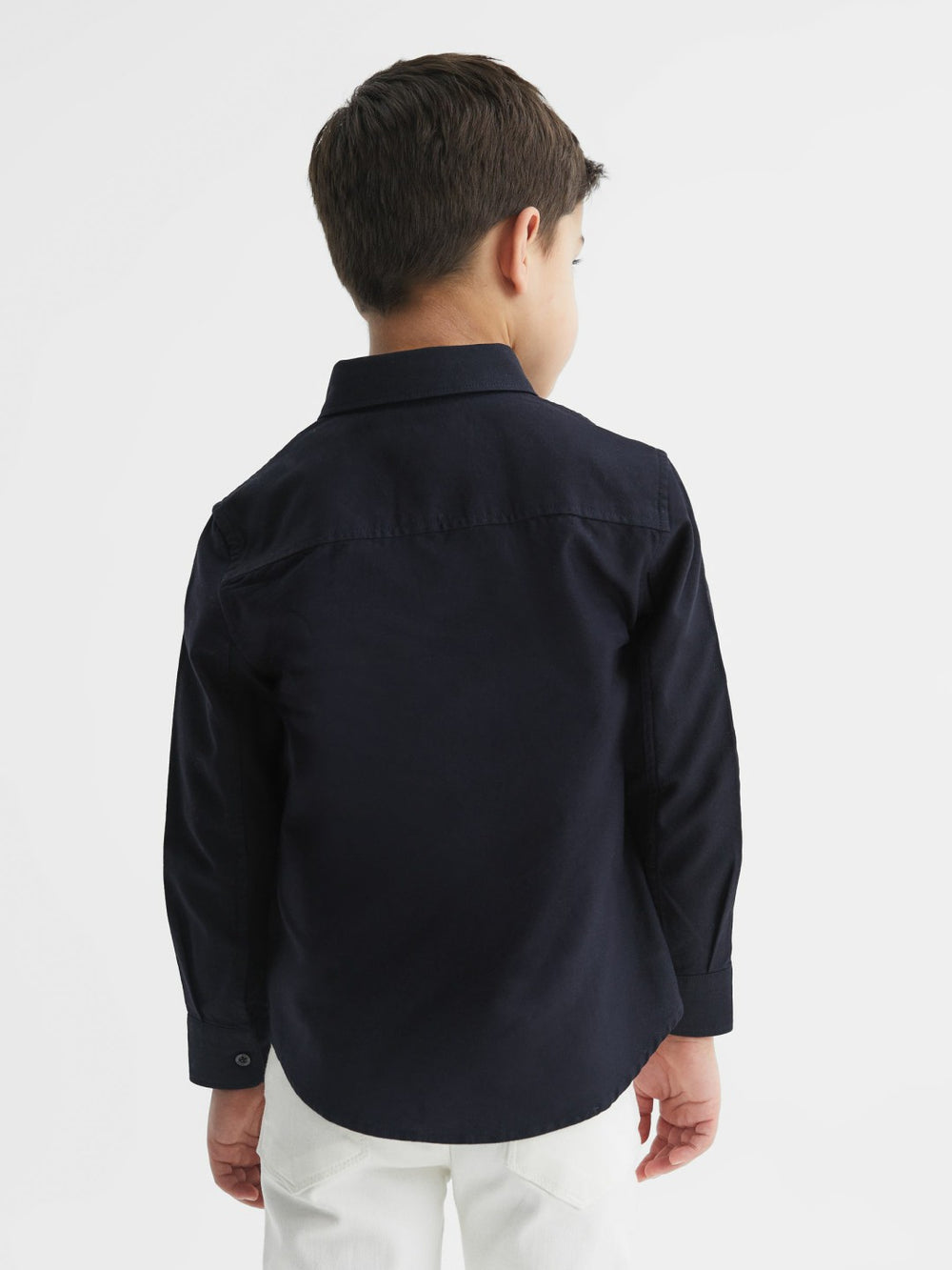 9-14 yrs Button Down Oxford Shirt in Navy