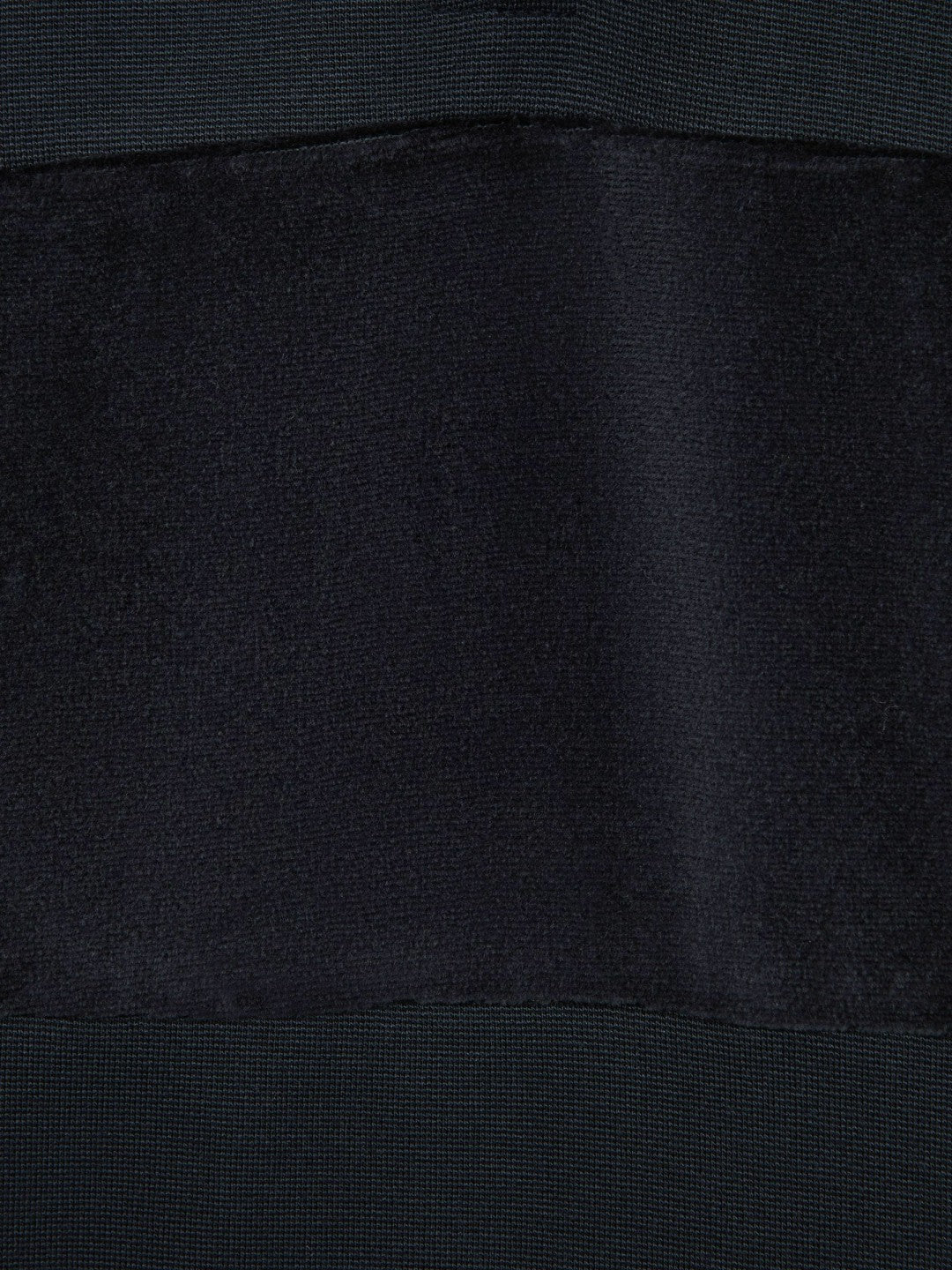 3-9 yrs Slim Fit Half-Zip Funnel Neck Velour Sweatshirt in Navy