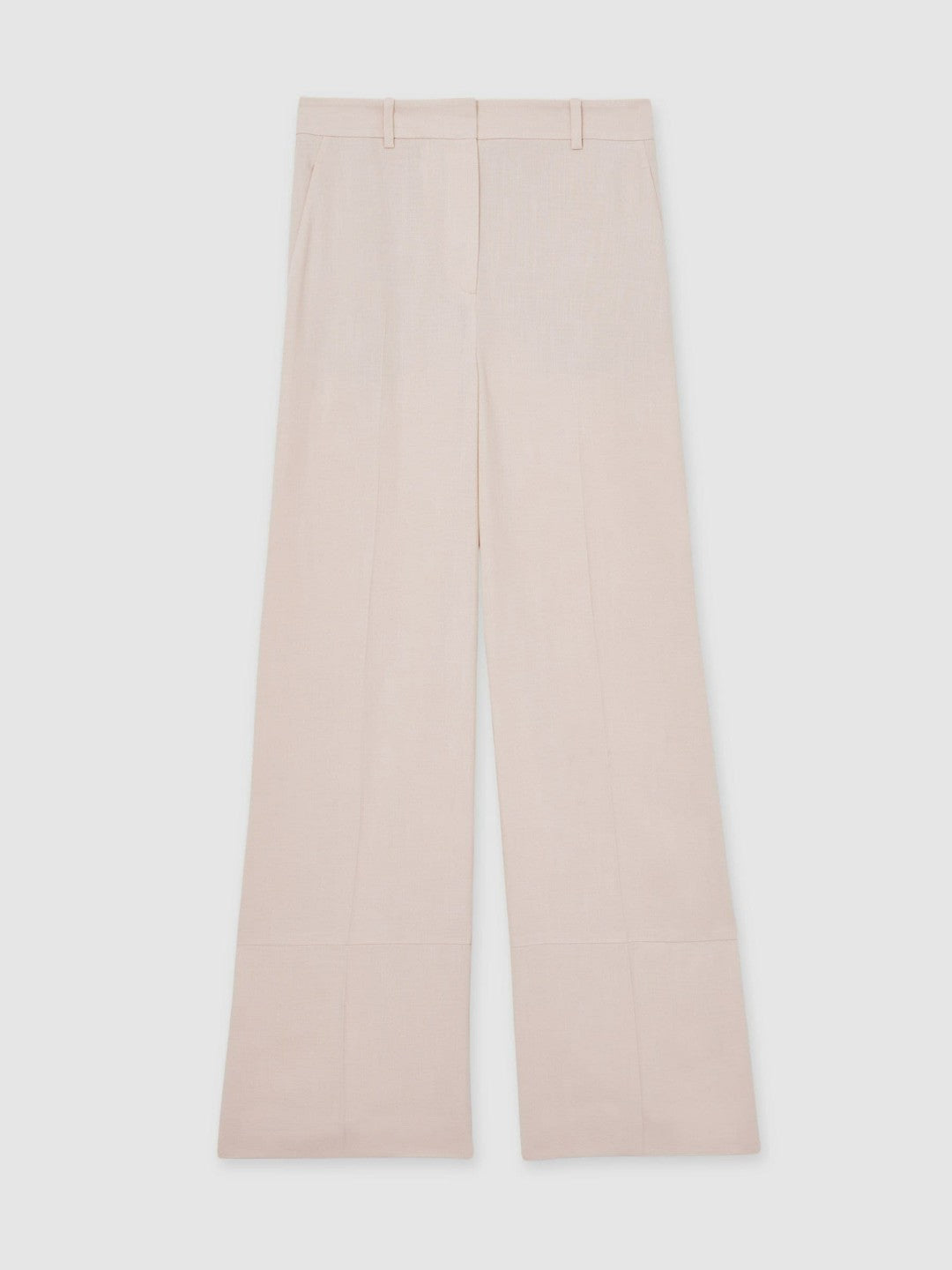 Wide-Leg Suit Trousers in Pink