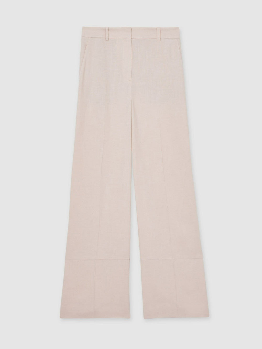 Wide-Leg Suit Trousers in Pink