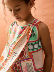 9-13 yrs SmileyWorld Motif Print Top in Multi