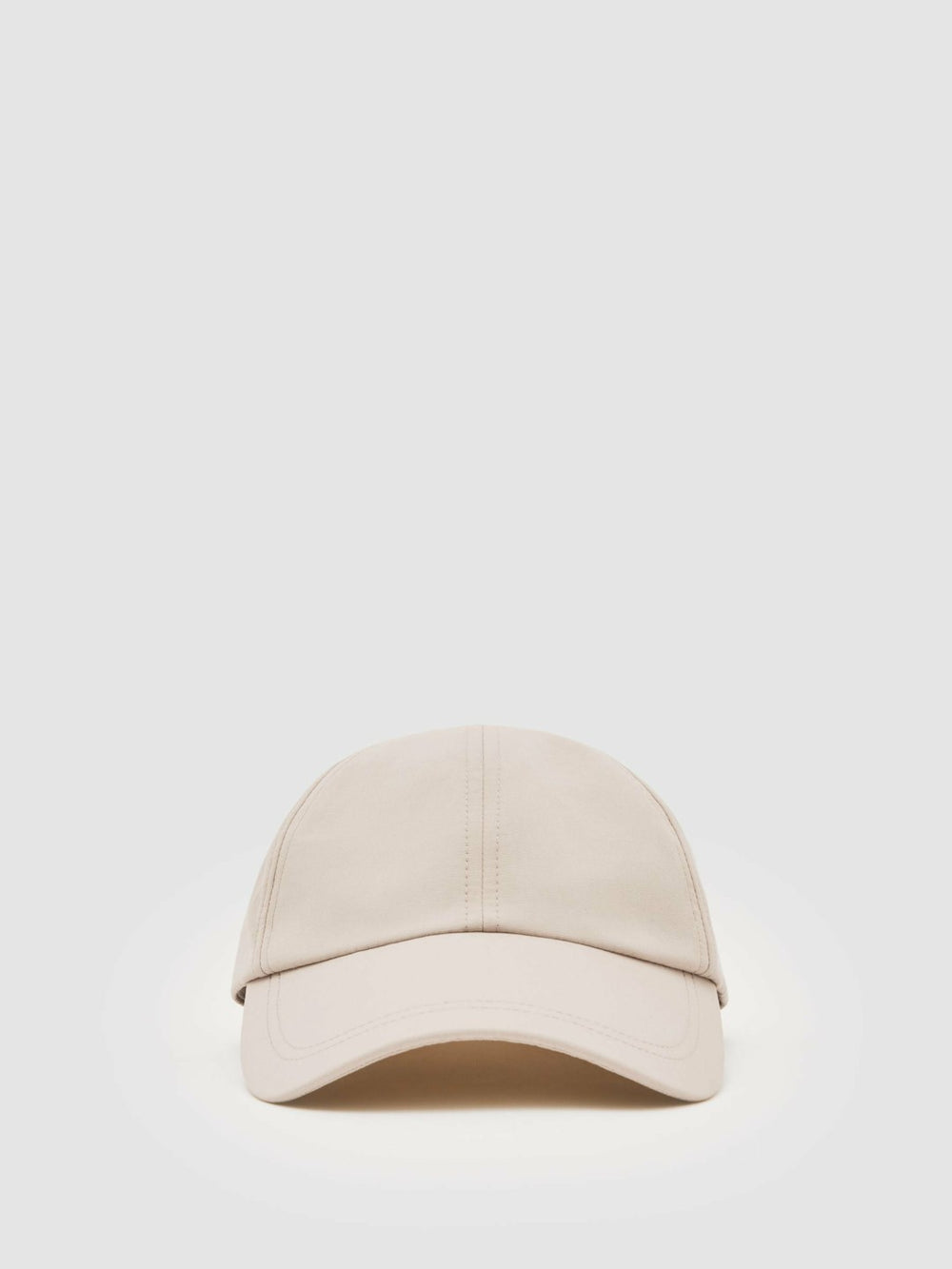 Embroidered-Logo Tech Baseball Cap in Stone
