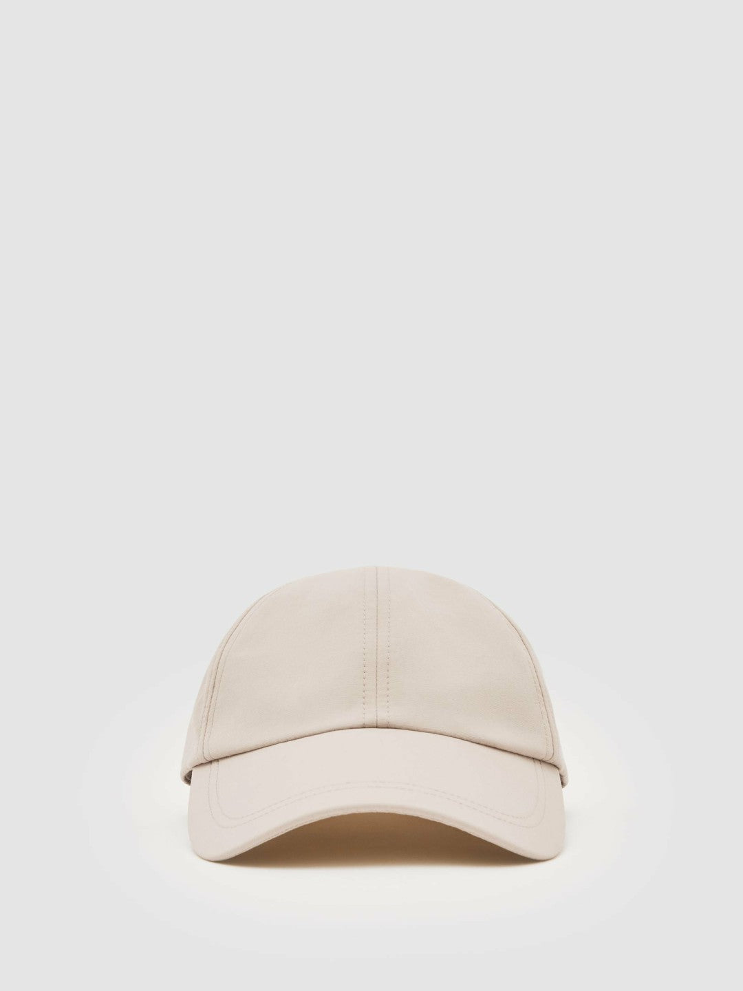 Embroidered-Logo Tech Baseball Cap in Stone