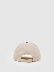 Embroidered-Logo Tech Baseball Cap in Stone