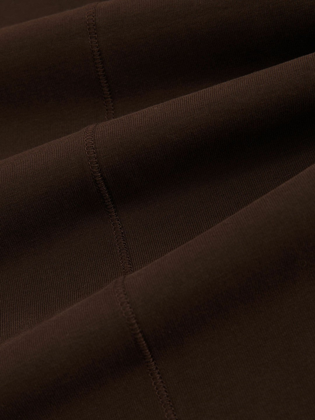 Stretch-Cotton Crew-Neck T-Shirt in Chocolate Brown