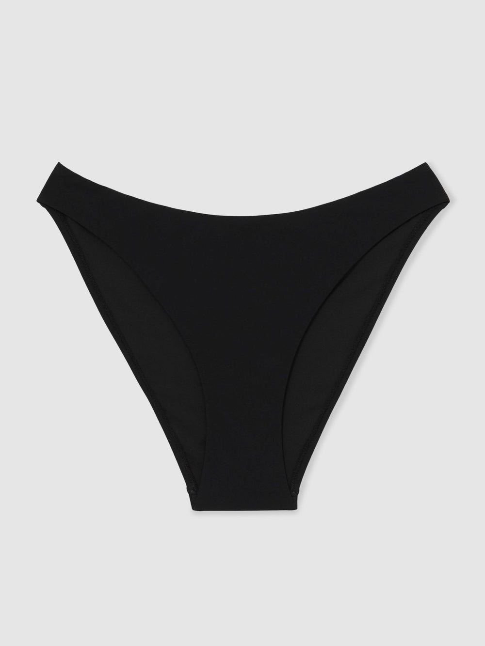 High Cut Bikini Bottoms in Black