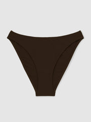 High Cut Bikini Bottoms in Chocolate