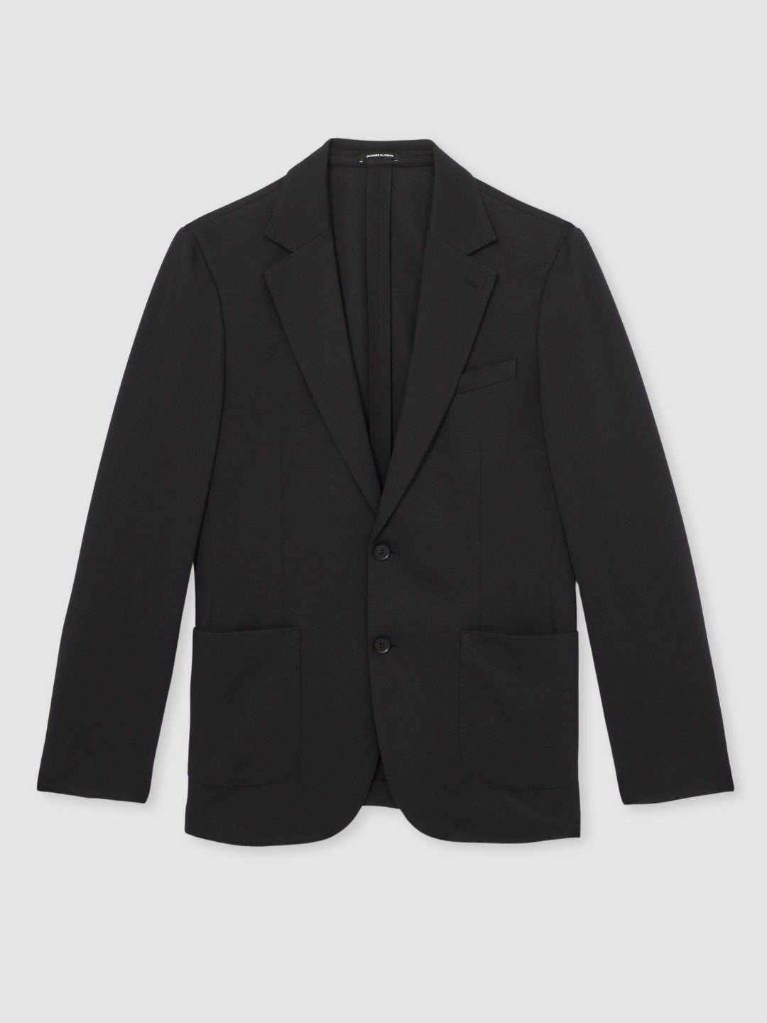 Slim-Fit Single-Breasted Jersey Suit Blazer in Navy