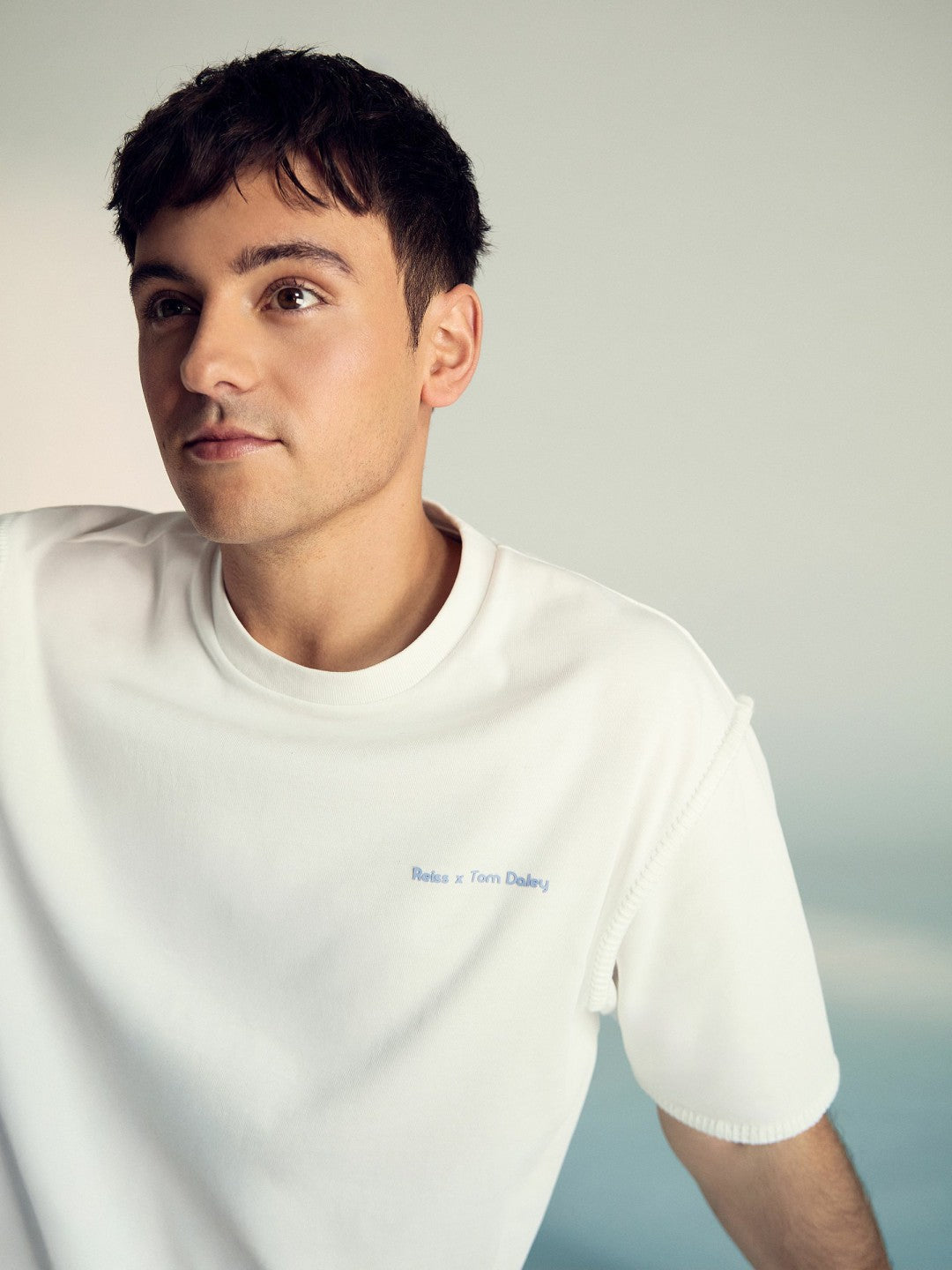 | Tom Daley Graphic-Print T-Shirt in White