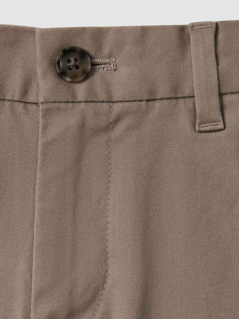 3-9 yrs Cotton Chino Shorts with Stretch in Stone