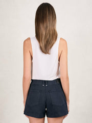 Paige Cargo Shorts in Navy