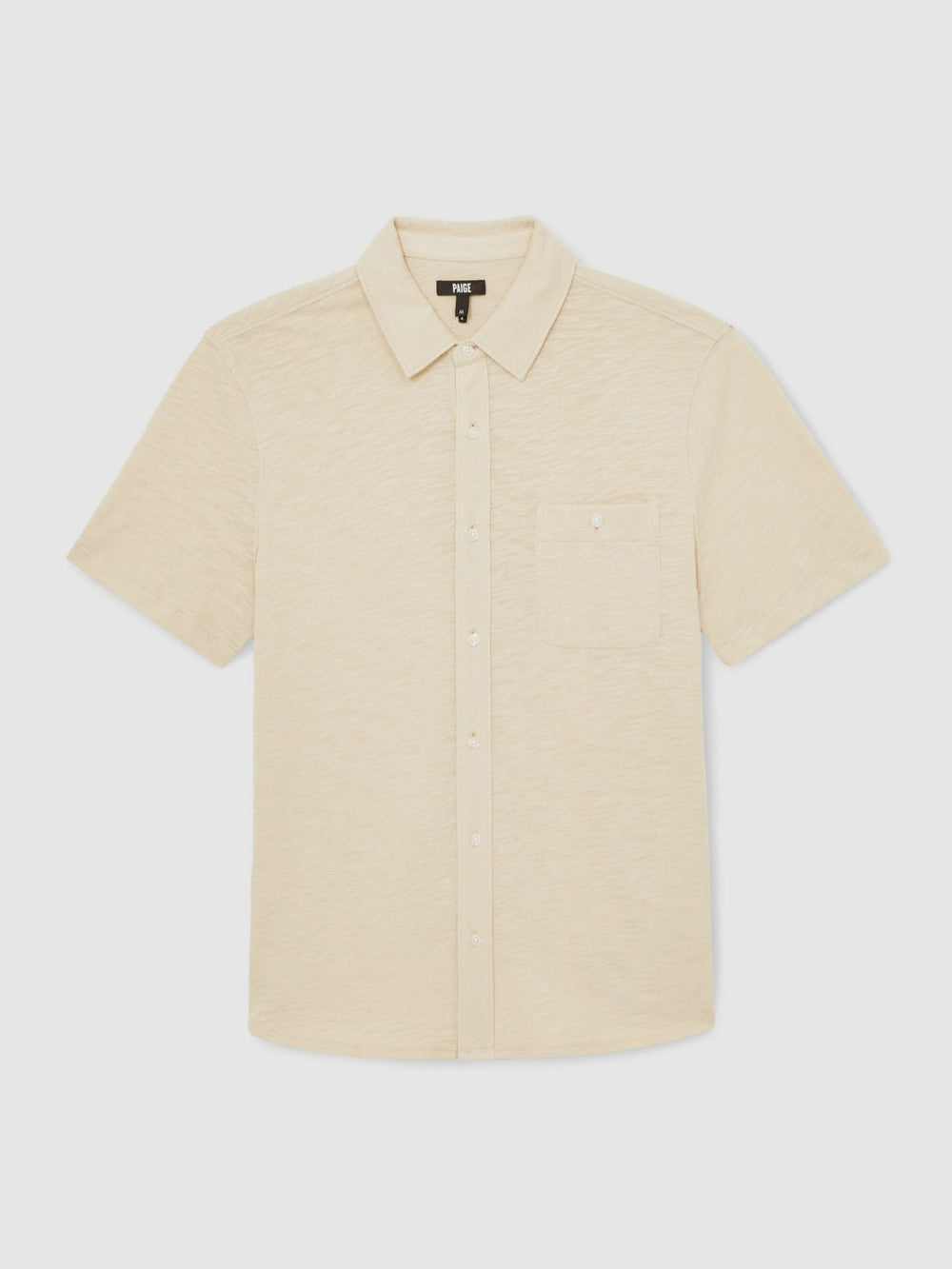 Paige Carillo Short Sleeve Shirt in Cream