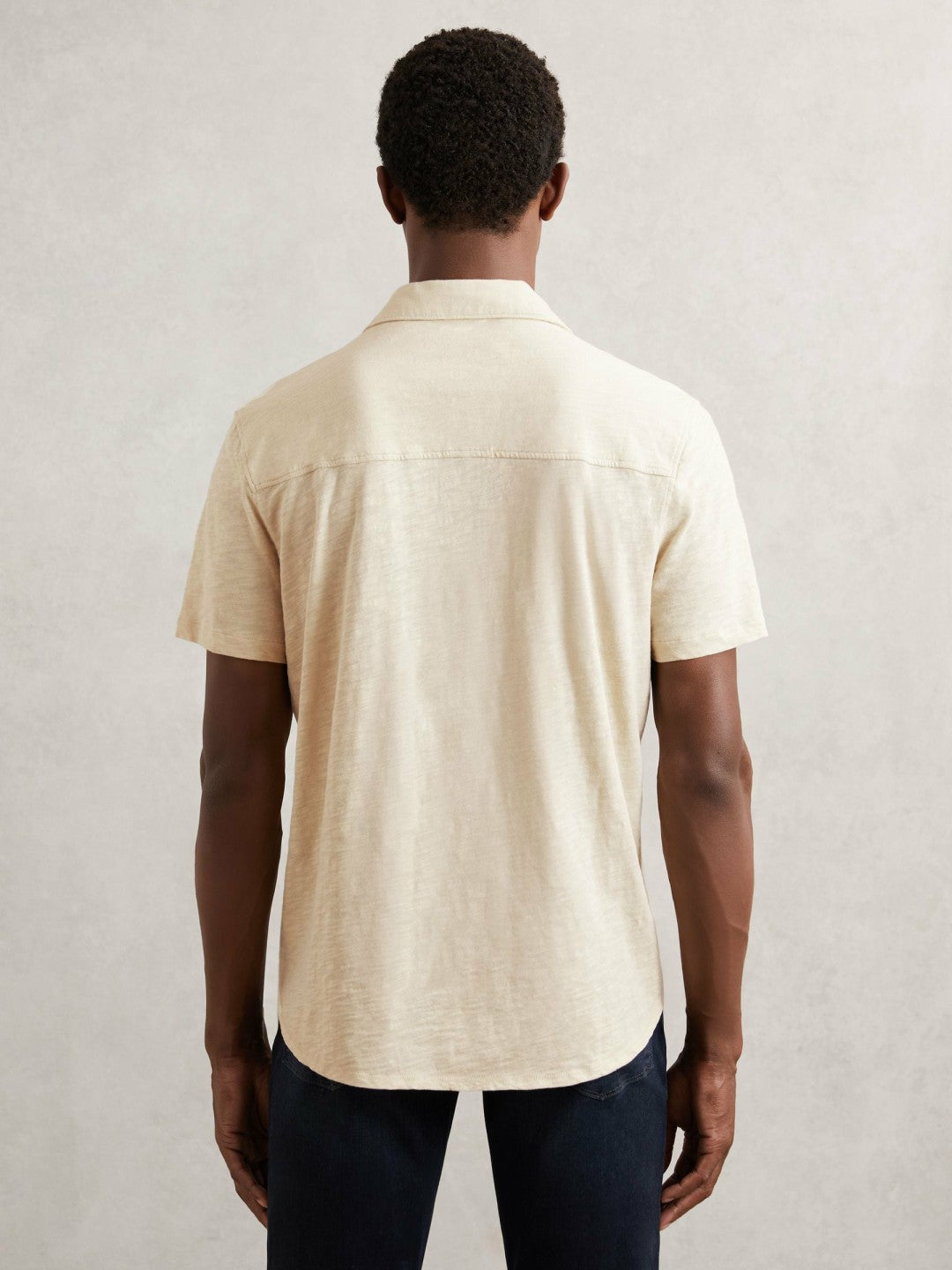 Paige Carillo Short Sleeve Shirt in Cream