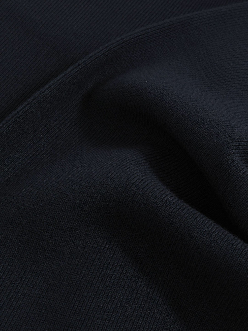 Tapered Knitted Trousers in Navy
