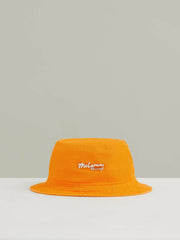 Unisex Fit McLaren Racing Cotton Bucket Hat in Papaya Orange