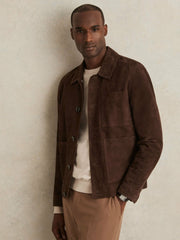Jacket in Chocolate Brown